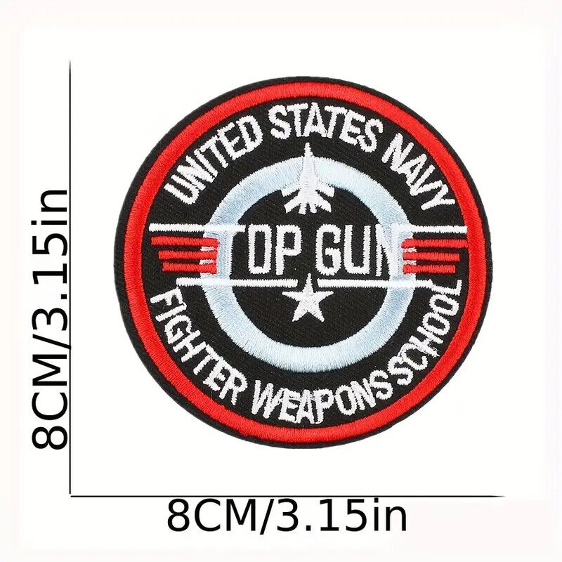 TOPGUN MAVERICK MOVIE PATCHES Military Army RAF Patch Badges Iron SEW AIRFORCE