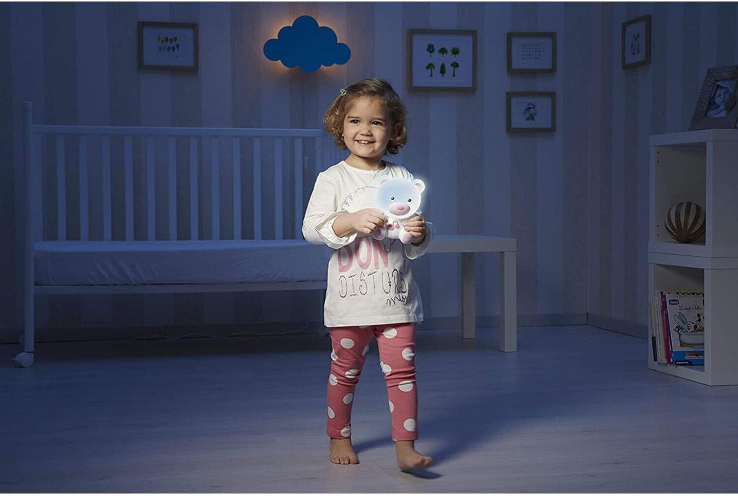 Chicco Portable Led Dream Lights with Relaxing Music for Baby Soothing PINK
