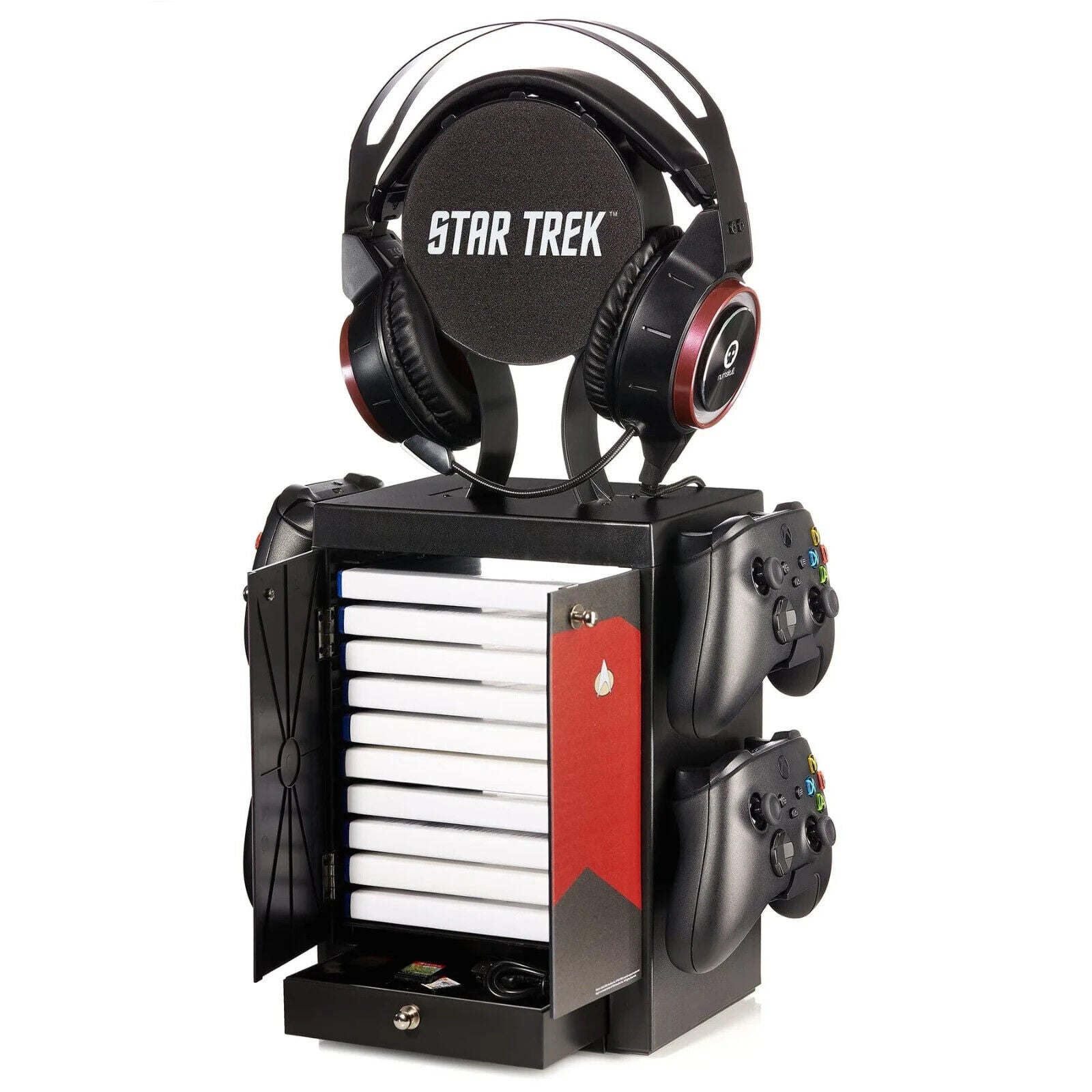 OFFICIAL STAR TREK GAMING LOCKER XBOX PLAYSTATION STORAGE CONTROLLERS GAMES PS5