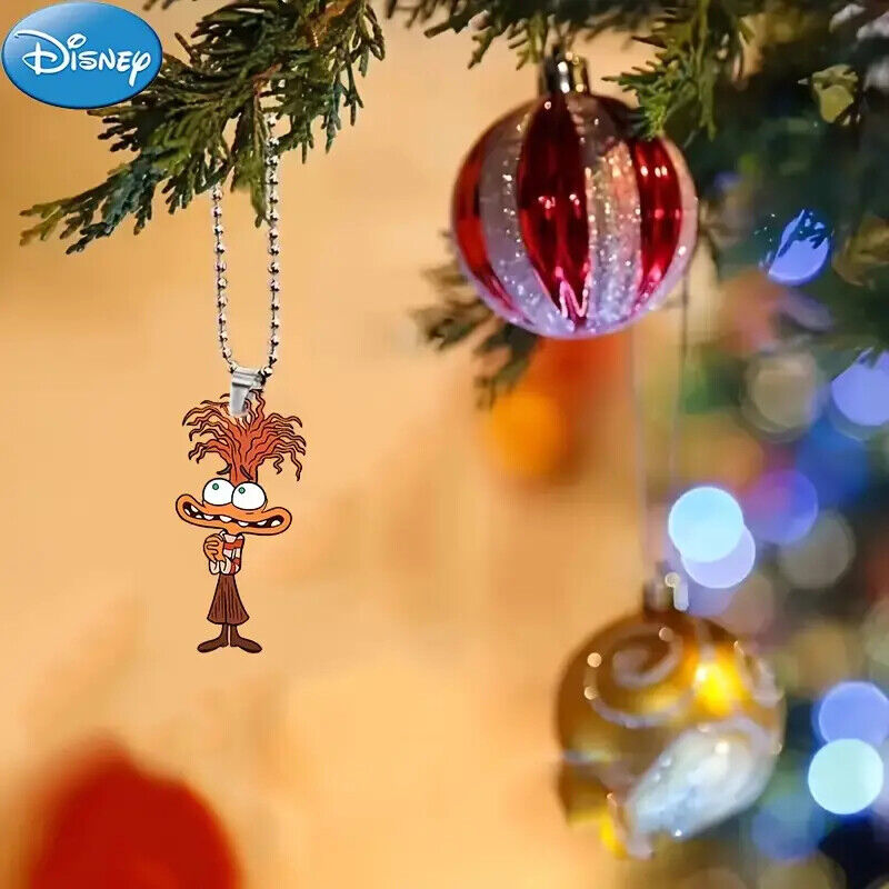 INSIDE OUT 2 ANXIETY ORANGE CAR Tree Pendant Decoration XMAS CHRISTMAS BIRTHDAY