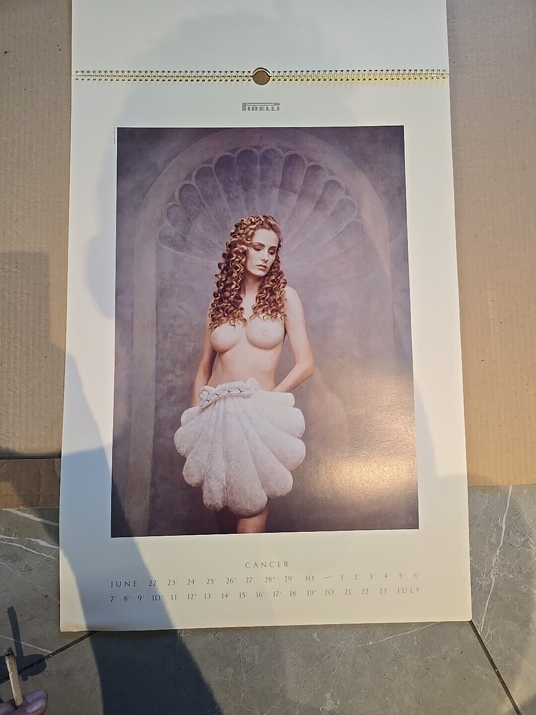VINTAGE PIRELLI CALENDER 1989 SIGNS ZODIAC ORIGINAL BOX MINT COND LIBRA VIRGO