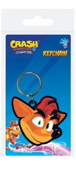 CRASH BANDICOOT 2D Chibi Rubber Keyrings ps4 ps5 xbox rumble nitro kart mutant