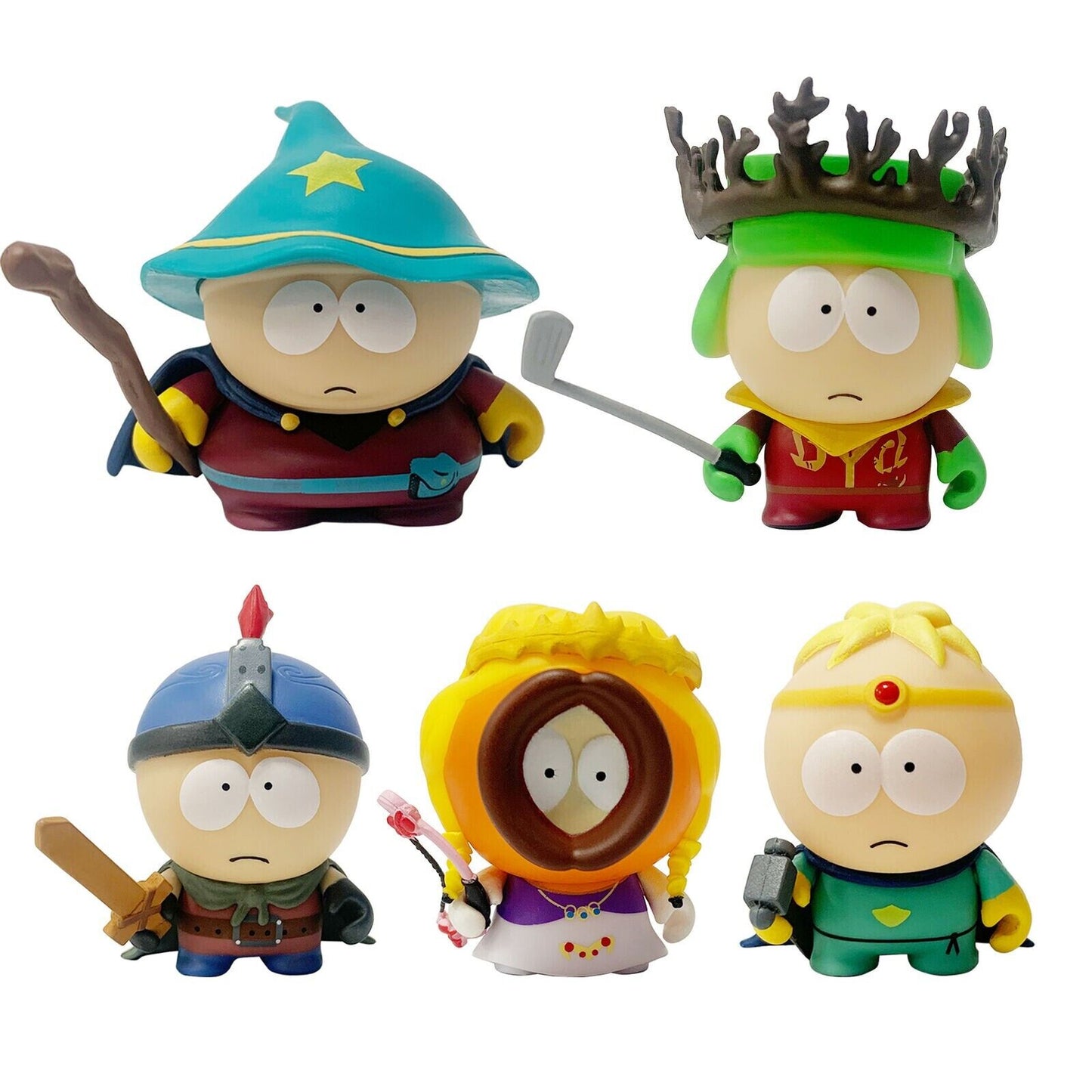 South Park Cartoon Figure Kids Toys Cake Gift Bath Toy Snow Day Stick of Truth