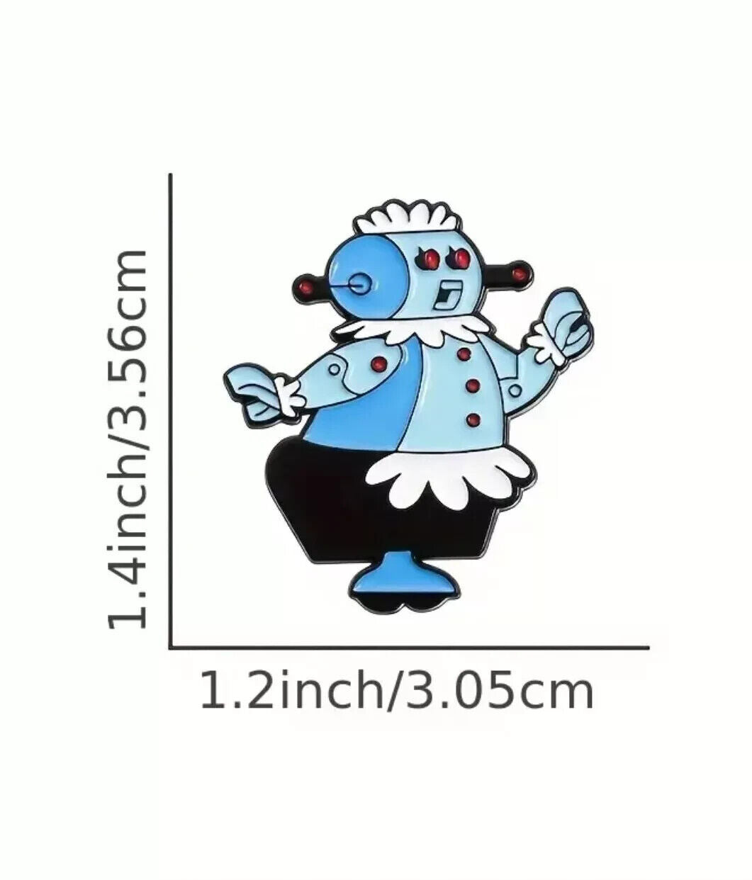 The Jetsons Enamel pin badge Robot maid Rosie Hanna Barbera TV SHOW ROBOT