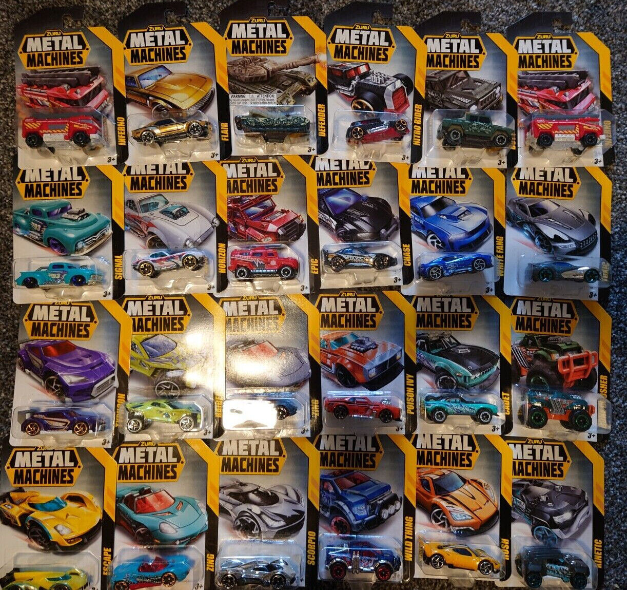Zuru Metal Machines 1:64 Diecast Kids Adults Mini Cars Choose Your Favourite New