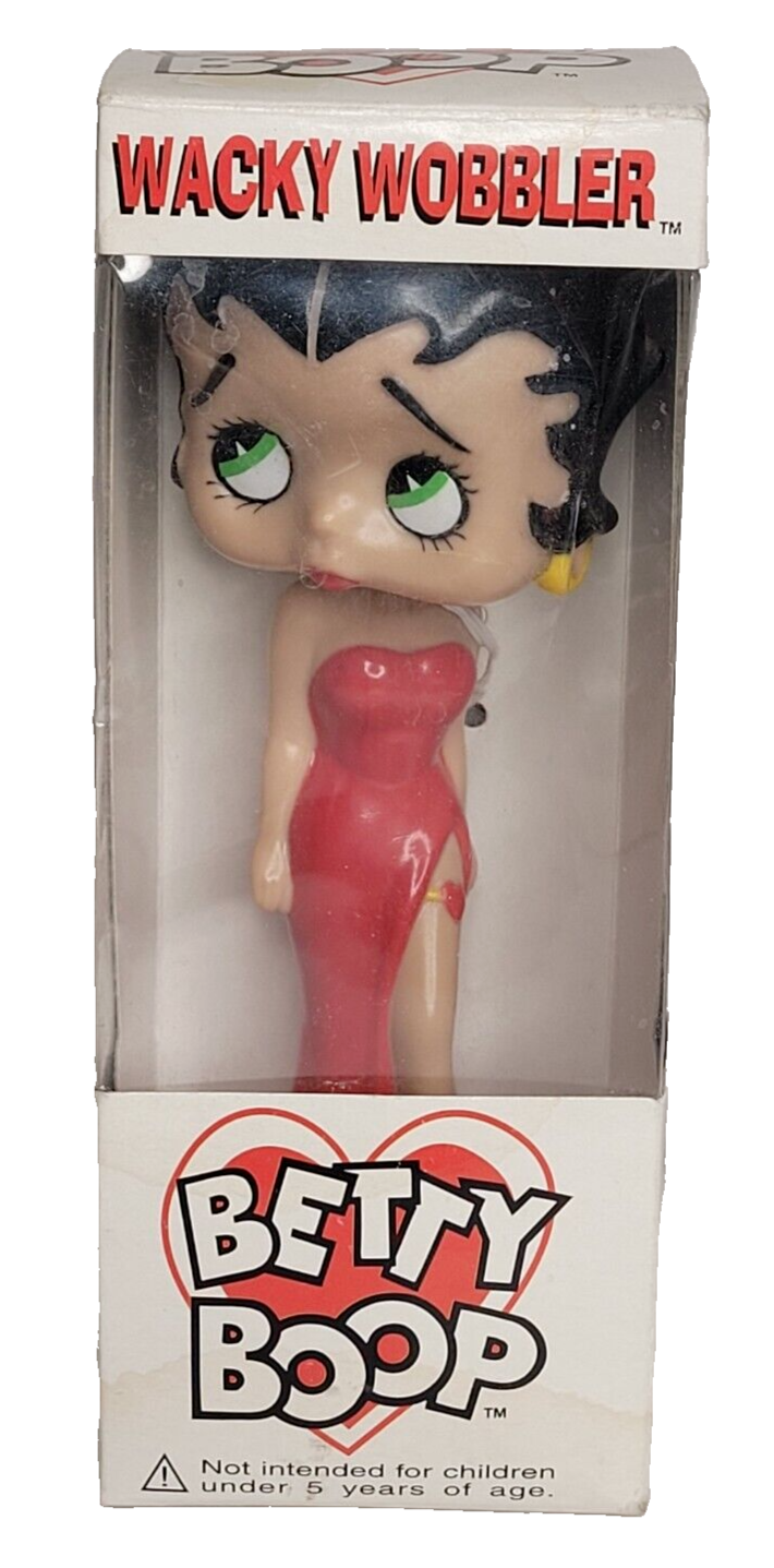 Wacky Wobbler 1999 Betty Boop Red Dress Bobble Head Figure popeye 2024 movie new