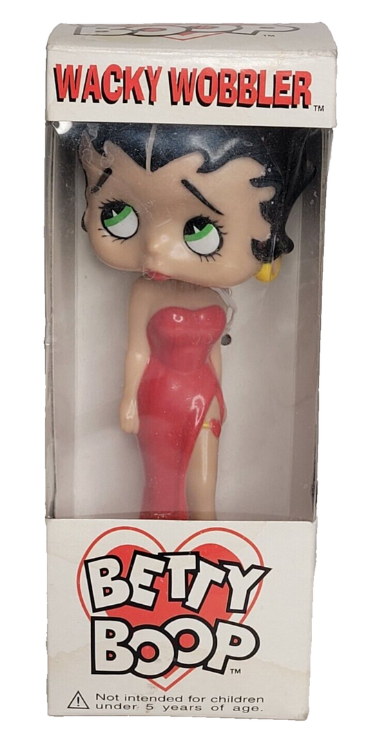 Wacky Wobbler 1999 Betty Boop Red Dress Bobble Head Figure popeye 2024 movie new