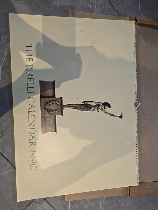 LARGE 1990 Pirelli Calender by Arthur Elgort GLADIATOR VINTAGE LADY CREAM