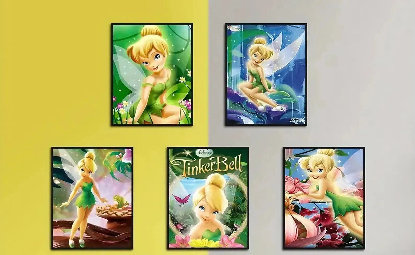 TINKERBELL Canvas Wall Art Movie Poster Print Picture DISNEY FAIRY MAGIC PETER