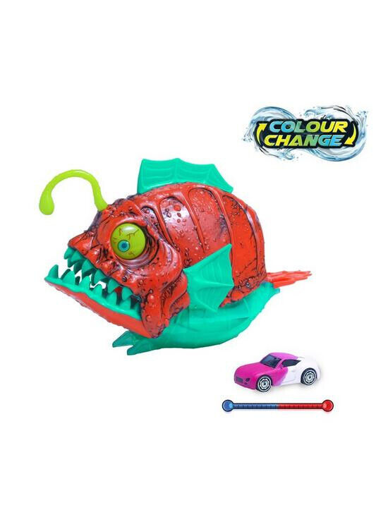 Teamsterz Piranha Power Wash & 1 Colour Changing Car Bathtime play sea animal