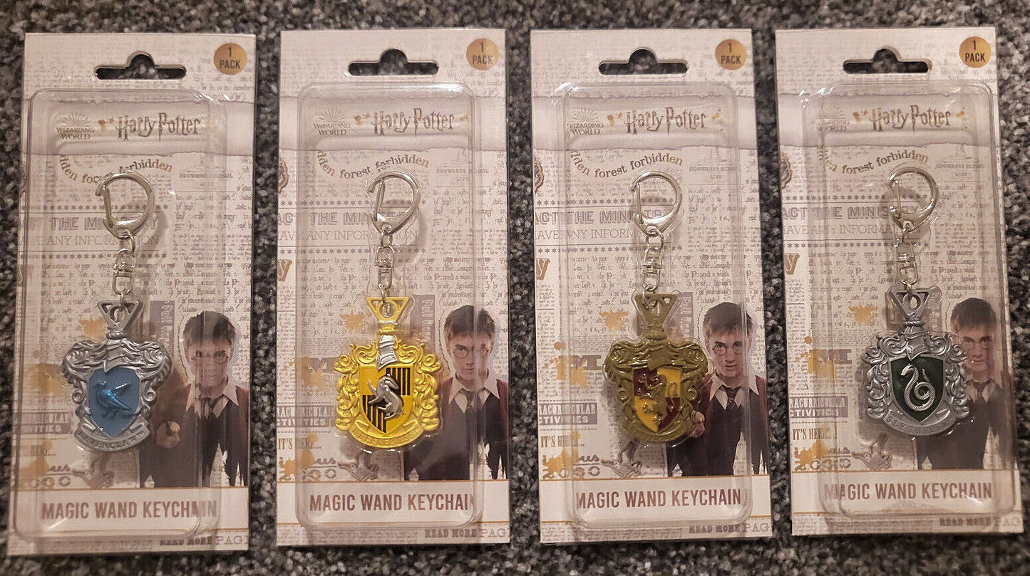 Harry Potter Wand Keyring Keychain Wizard Merchandise Emblems Gift Magic
