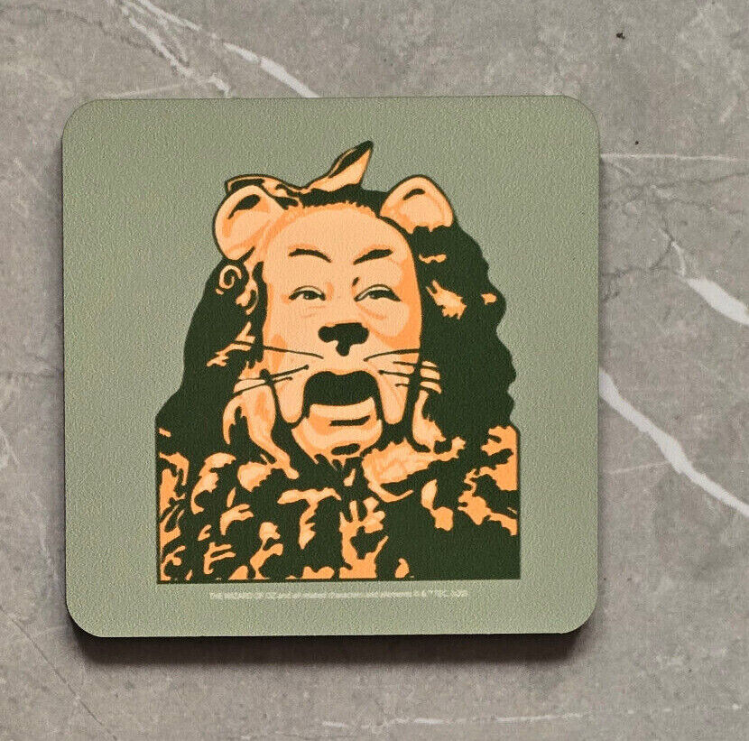 The Wizard of Oz Mug Coaster Set novelty coasters LION DOROTHY TINMAN SCARECROW