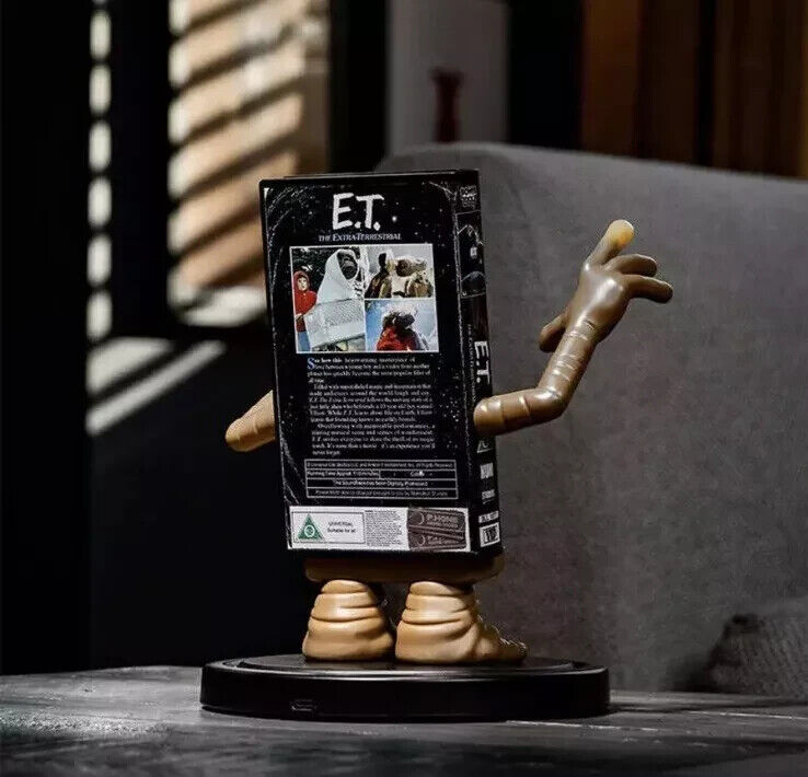 Power Idolz E.T. VHS Wireless Charger Phone Holder Vinyl Figure Light Up ET GIFT