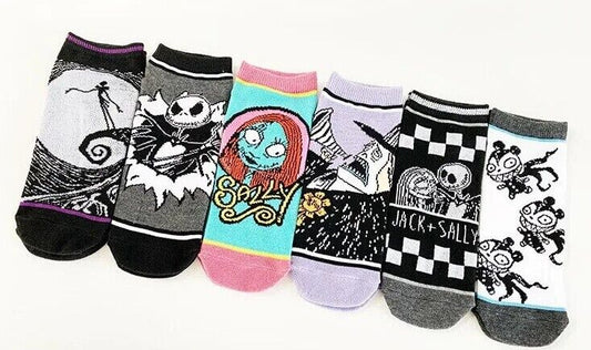 LICENSED Nightmare Before Christmas Socks Novelty One Size BOAT CASUAL SOCK WEAR