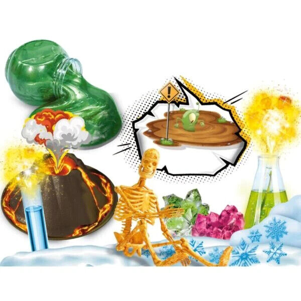 Crazy Science The Mad Scientist's Big Laboratory EDUCATIONAL VOLCANO SLIME SNOW