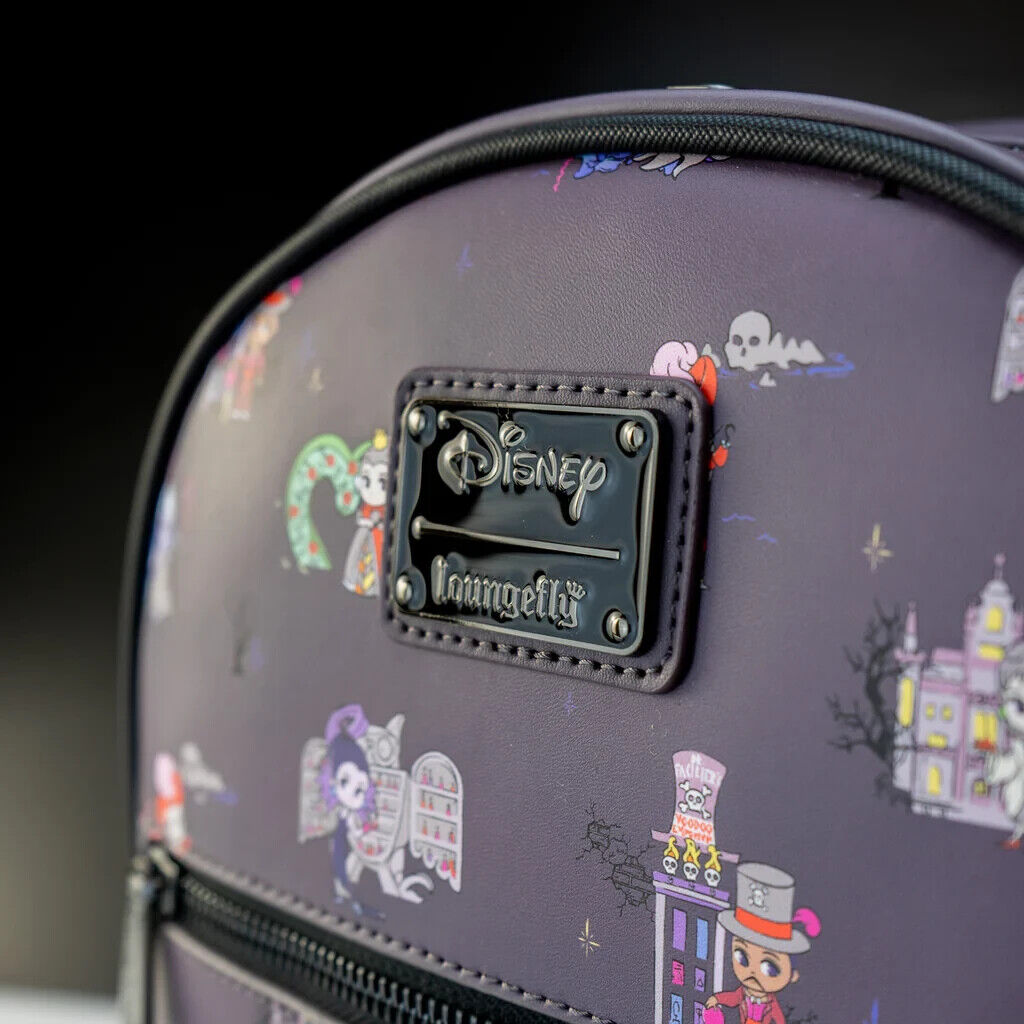 Loungefly x Disney Villains Evil Lair Mini Backpack PURPLE COLLECTABLE XMAS