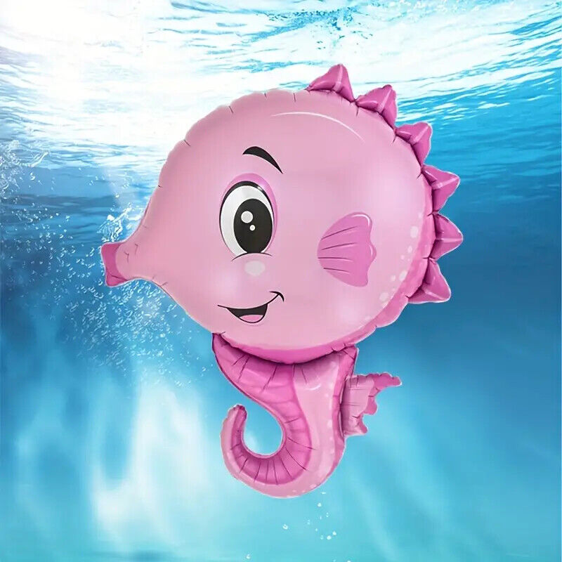 Sealife Foil Balloon Party Birthday Sea Ocean Fish Shark Whale Crab Shell Big