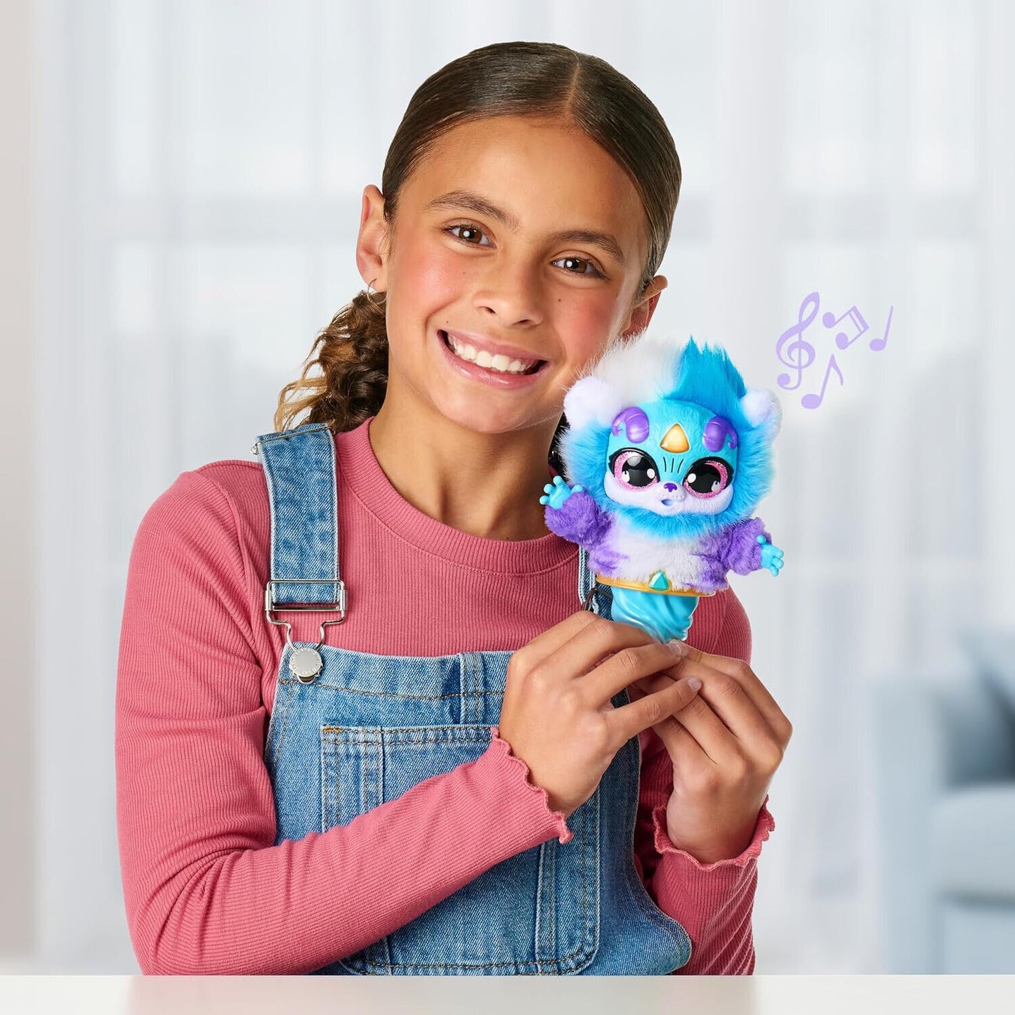Magic Mixies Magic Genie Lamp with Interactive 8 inch BLUE Plush Toy & 60+ Sound