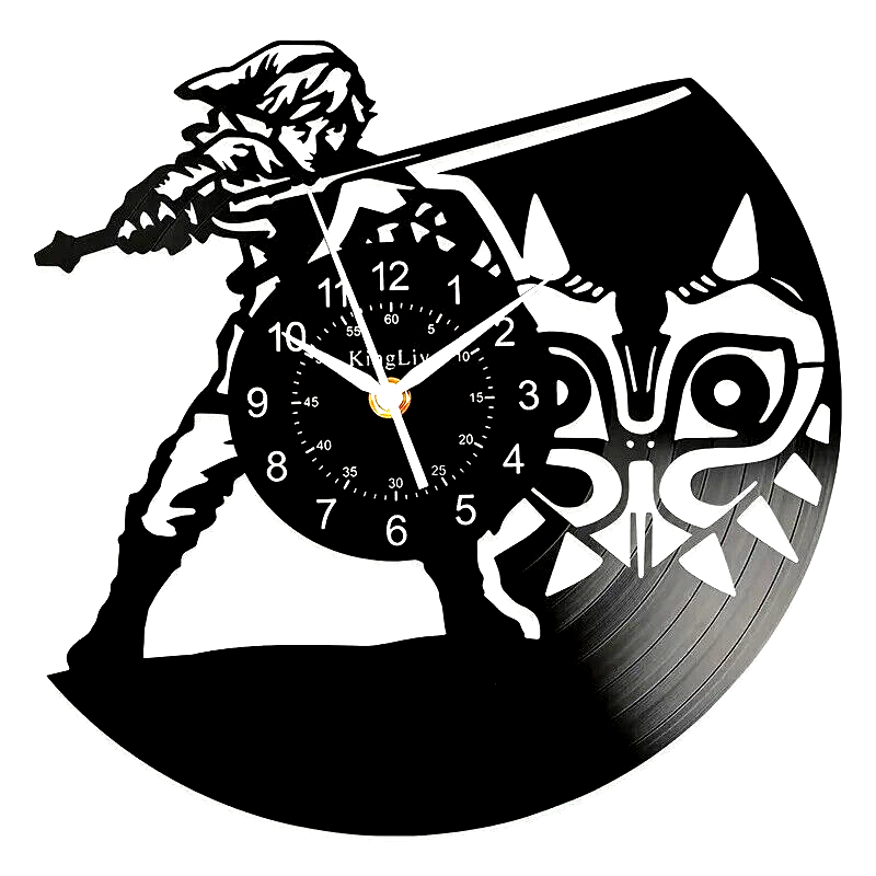 Legend of Zelda Vinyl Wall Clock Home Décor Design Best Gift Birthday Holiday