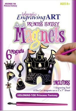 Royal & Langnickel Children Holographic Engraving Art Kit Magnets Craft CHOOSE