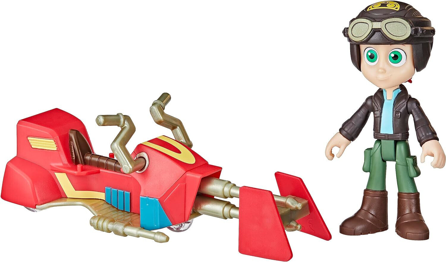 Star Wars Young Jedi Adventures Nash Durango Figure & Speeder Bike VEHICLE RED