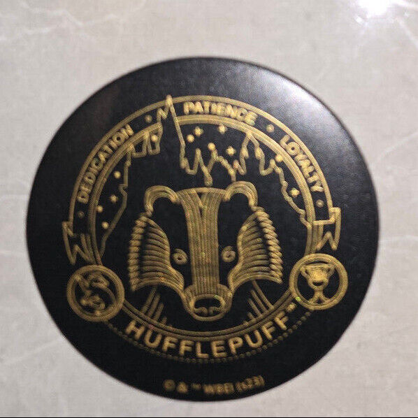 Harry Potter Hogwarts House Crest Drink Coaster Table CAR PARTY PRESANT SERIES 1