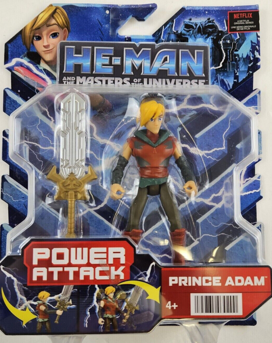 Prince Adam Figure He-Man and the Masters of the Universe Power Attack New MOC