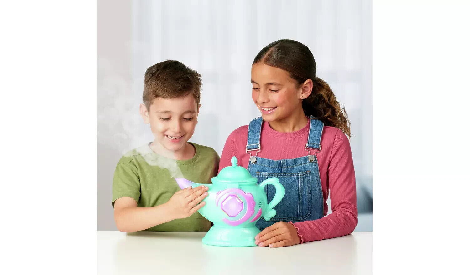 Magic Mixies Magic Genie Lamp with Interactive 8 inch BLUE Plush Toy & 60+ Sound