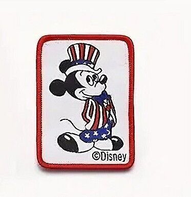 DISNEY MICKEY MOUSE Iron Sew On Embroidered Patch PATCHES TV MOVIE RETRO