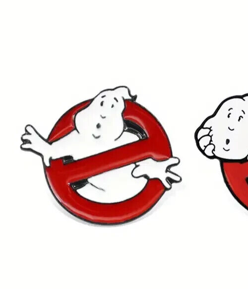 Ghostbusters Frozen Empire 2024 Ghost Pin Badge Comedy Horror Movie Brooch