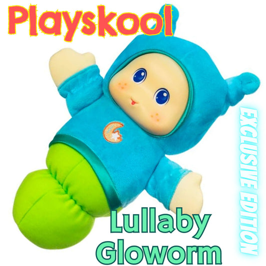 Playskool Hasbro blue lullaby Gloworm  Musical Light Up Rare, Brand New & Sealed
