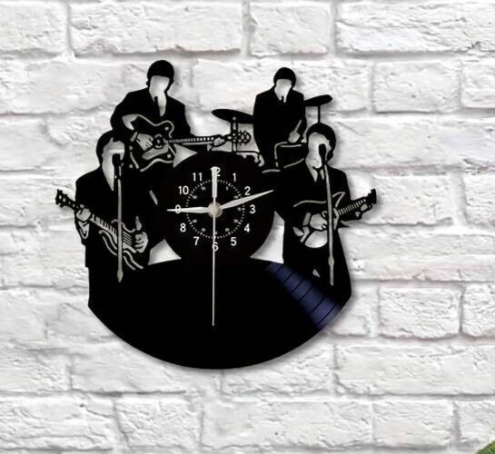 The Beatles Vinyl Record Wall Art Clock Band british rock 12 Inch LPcollectable 