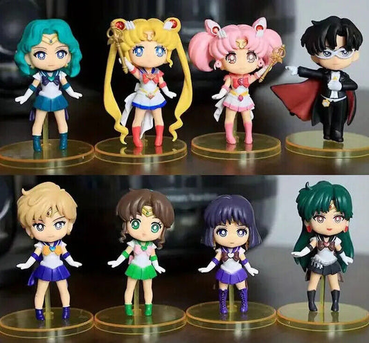 Sailor Moon Anime Venus Mercury Jupiter Mars Water Ice GUARDIAN Figure Toys