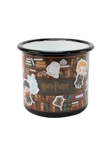 LARGE Harry Potter Mug & Reusable Sticker Set SNAPE DOBBY HEDWIG HOGWARTS CUP