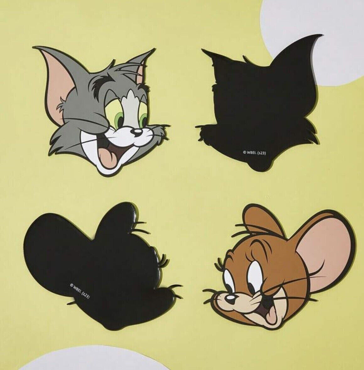 Tom & Jerry Silicone Heat Resistant Coaster Retro Cartoon Cat & Mouse spike tyk