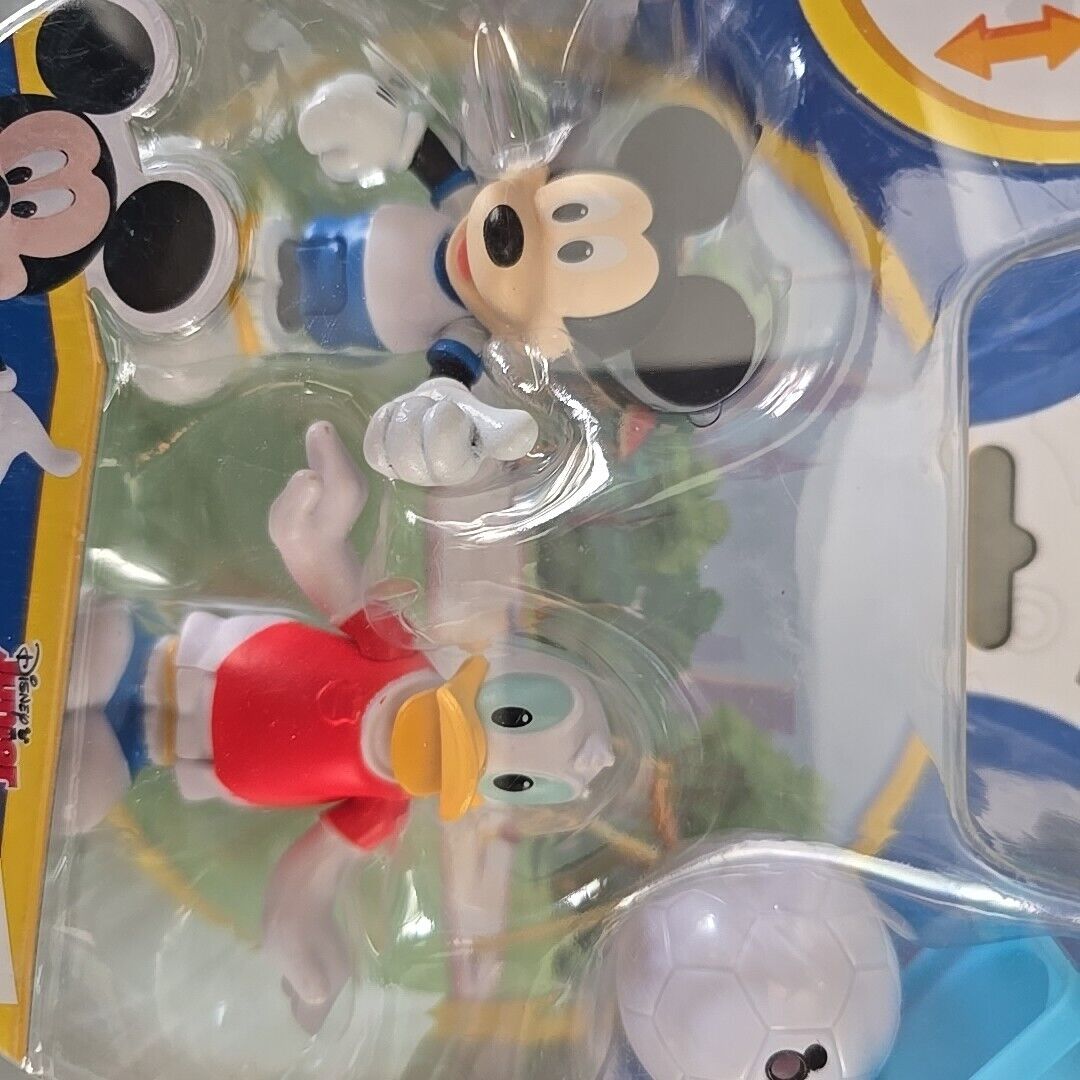 Disney Junior MICKEY Mouse DONALD DUCK FOOTBALL TOY 2-Pack Figure Set  OFFICIAL