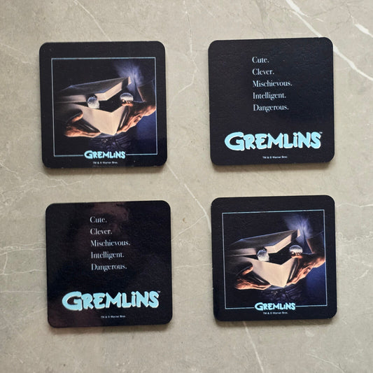 Gremlins Monster Table Coaster Vintage MOGWAI Beer MOVIE Tea Drink Cup Mat
