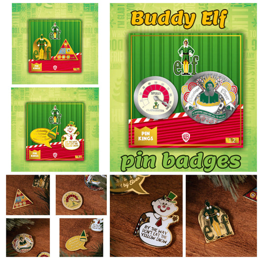BUDDY Elf Christmas Enamel Pin Badge Set SETS XMAS SNOWMAN SPIRIT CHOOSE YOURS