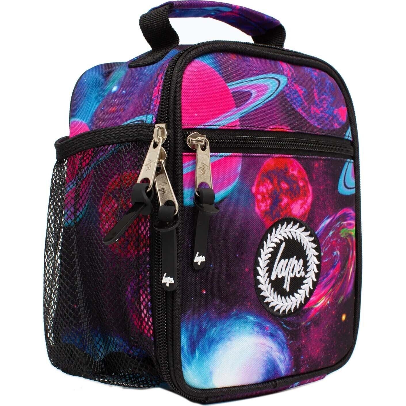 Hype Crazy Space Cosmo Lunchbox Purple CHILDRENS BOYS GIRLS ALIENS SKY PLANETS