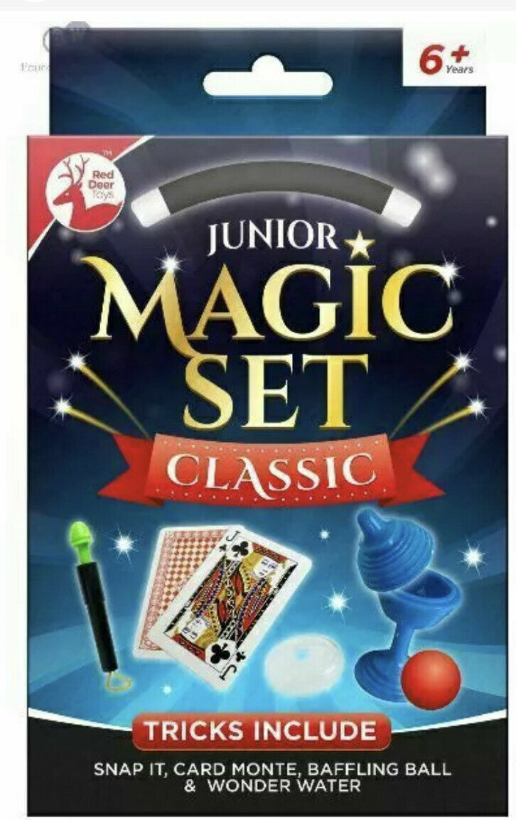 Junior Ultimate Magic Show With Amazing Tricks Kids Magician Full Set Cards Coin
