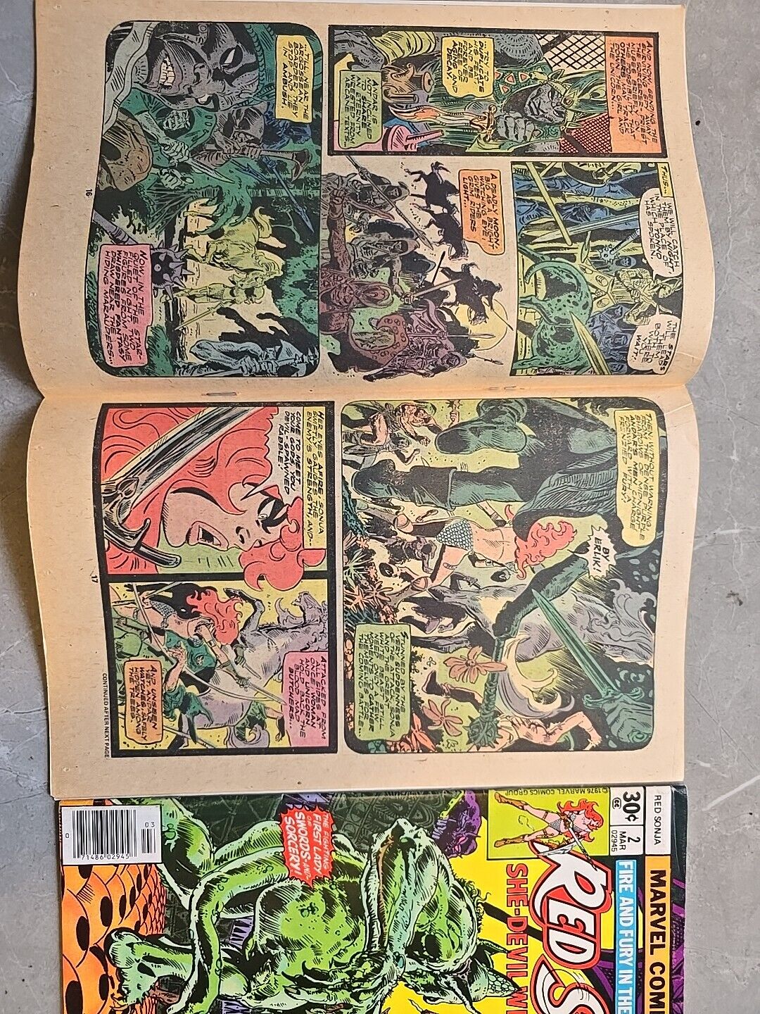 Red Sonja (1977) #1 & 2 Marvel First Solo Series VFN BUNDLE FIRST DEMON DRAGON