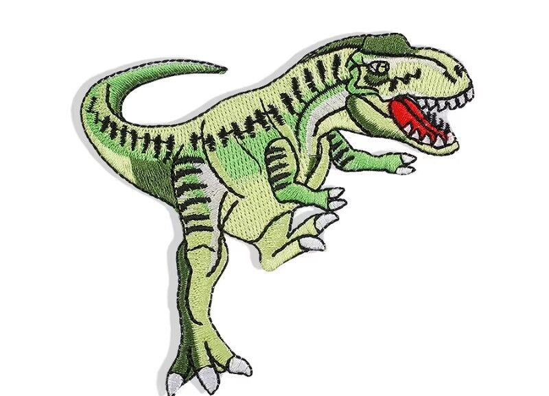 JURASSIC PARK Patch Embroidered Badge Iron Sew On Clothes T Shirt Bag