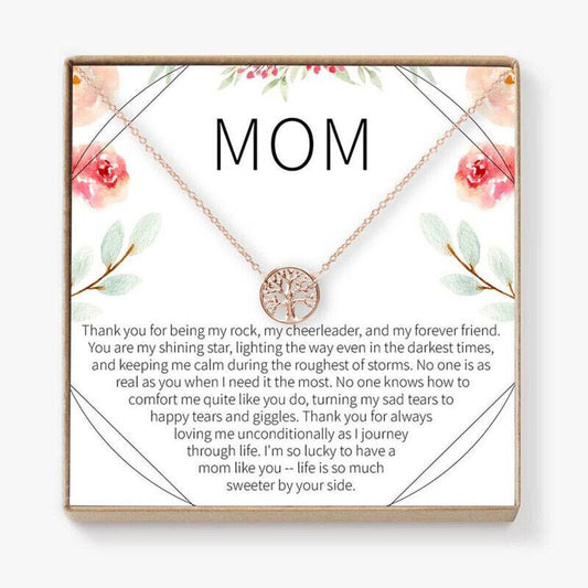 Mother Daughter Necklace GOLD Circles Pendant Gifts Her Mum VALENTINES BIRTHDAY
