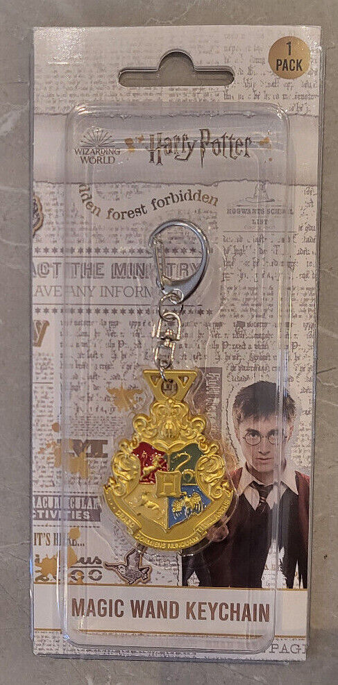 Harry Potter Wand Keyring Keychain Wizard Merchandise Emblems Gift Magic