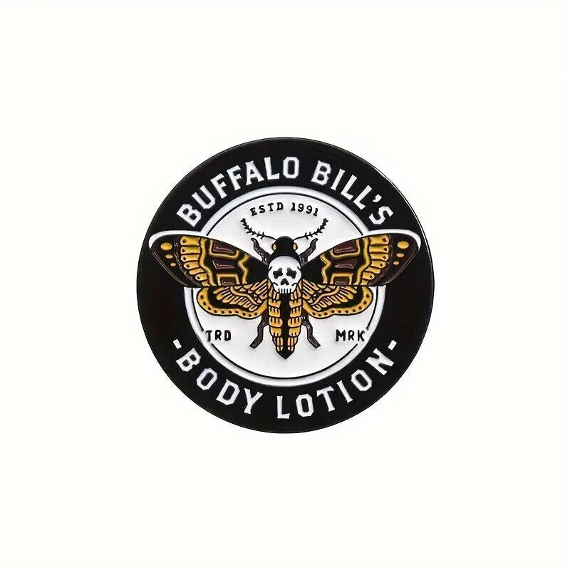 Buffalo Bills Body Lotion Silence Of The Lambs Horror Gothic Enamel Pin Badge