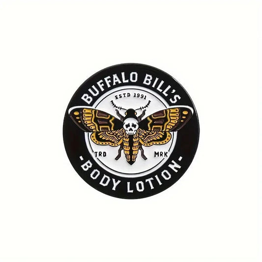 Buffalo Bills Body Lotion Silence Of The Lambs Horror Gothic Enamel Pin Badge