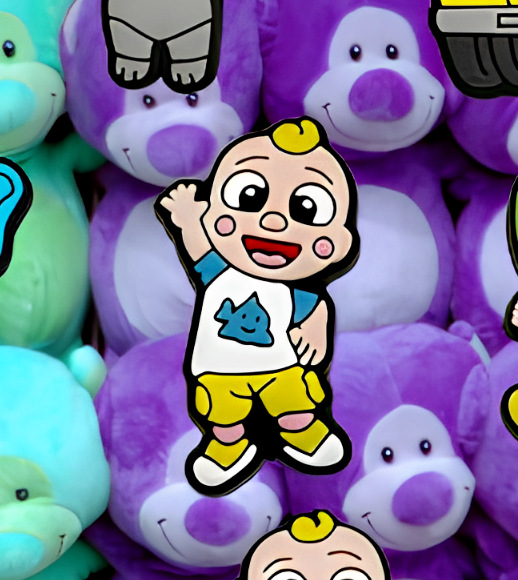 COCOMELON SHOE CHARM Clog Shoe TV Movies Film Character JIBBITZ BUS KIDS