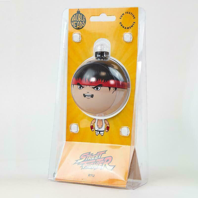 BAUBLE HEADS STREET FIGHTER 2 RYU CHRISTMAS DECORATION ORNAMENT GIFT IDEA
