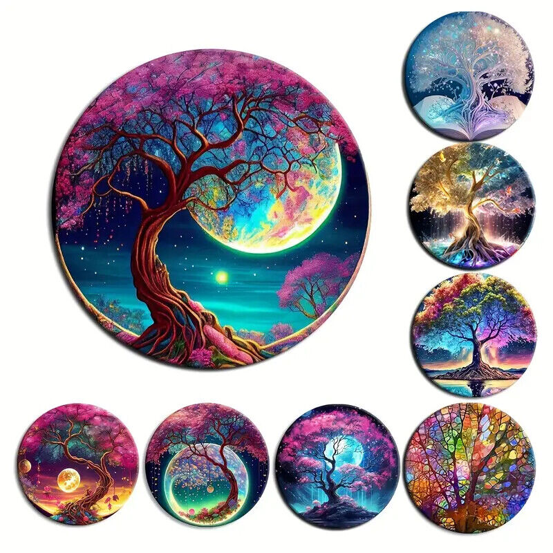 MYSTICAL WILLOW TREE COASTER Coffee Tea Drink COCKTAILS VIVID SCENE