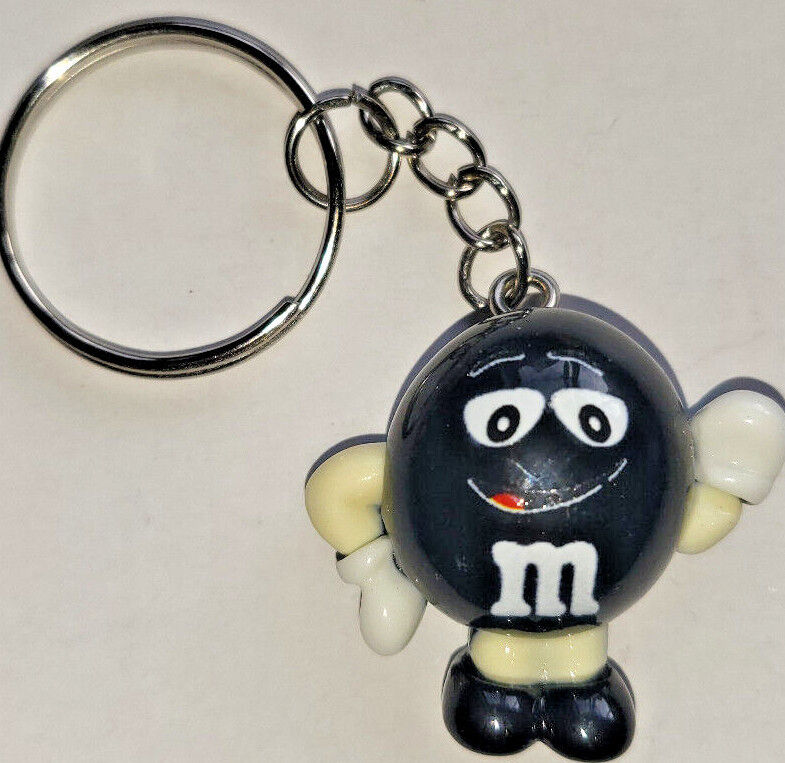 Novelty 3D Keyring Gift M&M Kids & Adult Birthday Charm MMs Chocolate key chain